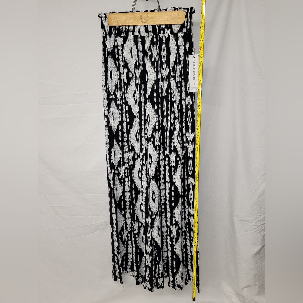 Vanilla Star Wide Leg Stretchy Waist Boho Pants - Picture 4 of 12